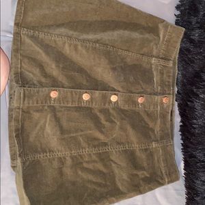 Celebrity pink green skirt